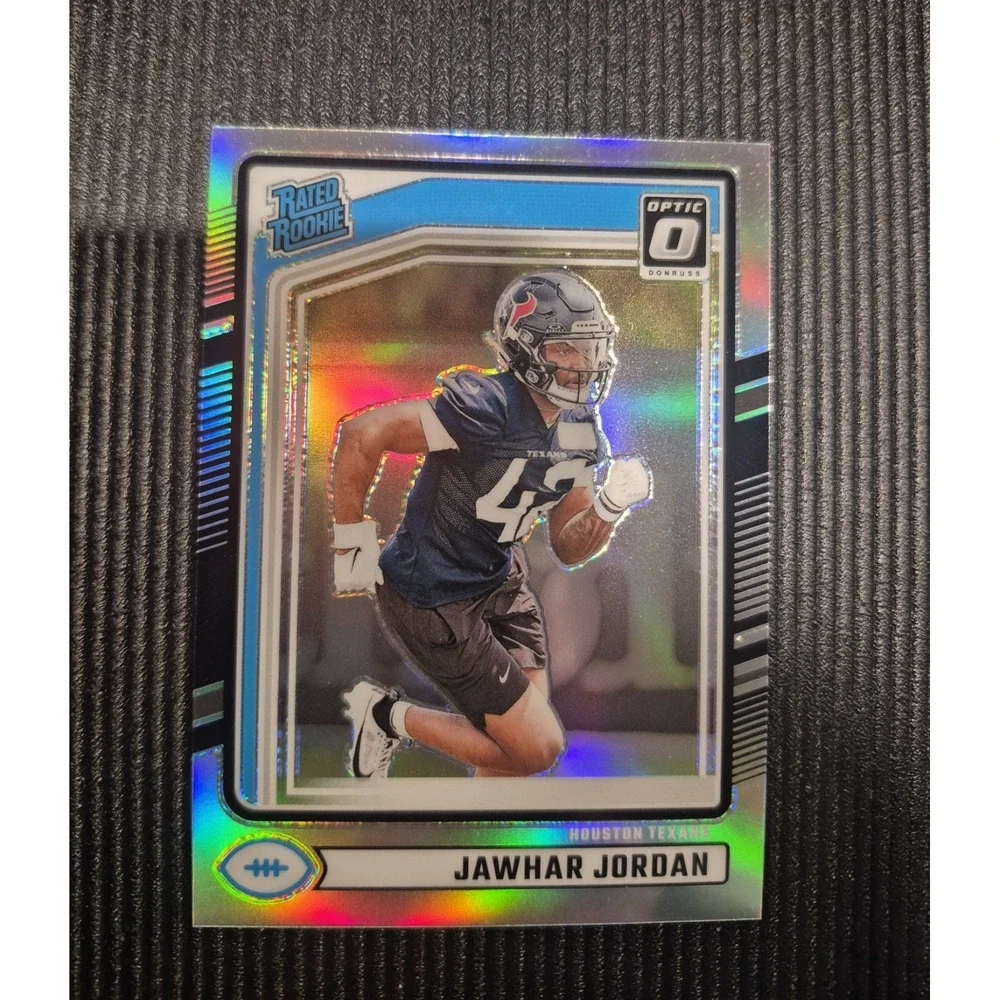 2024 Donruss Optic Jawhar Jordan Rated Rookie Holo Prizm Preview #390  Texans RC